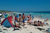Hundreds of people flocked to Mullalloo beach