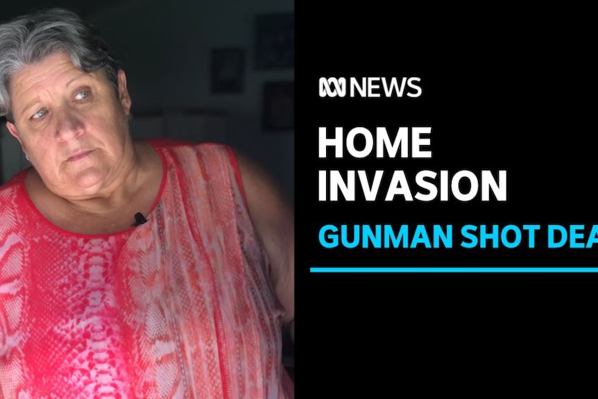 Home Invasion, Gunman Shot Dead: A woman standing in a doorway.