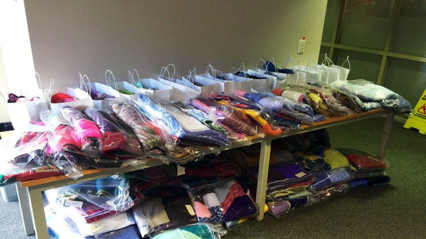 Hundreds of blankets donated to ABC's Giving Tree