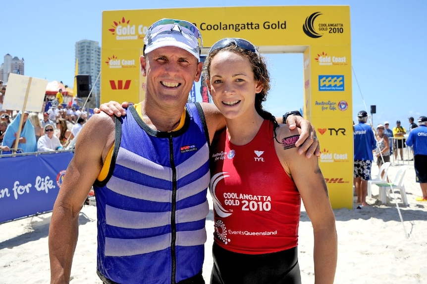 Dean Mercer with his niece Jordan.