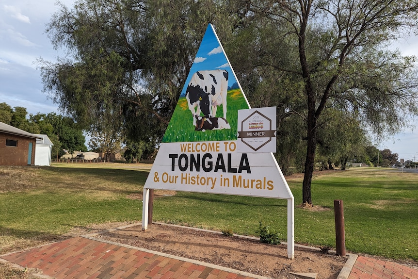 An image of the Tongala community sign 