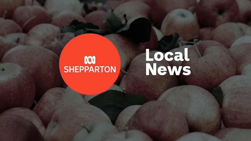 A pile of apples; ABC Shepparton and Local News superimposed over the top.