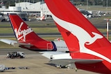 Virgin, Qantas planes