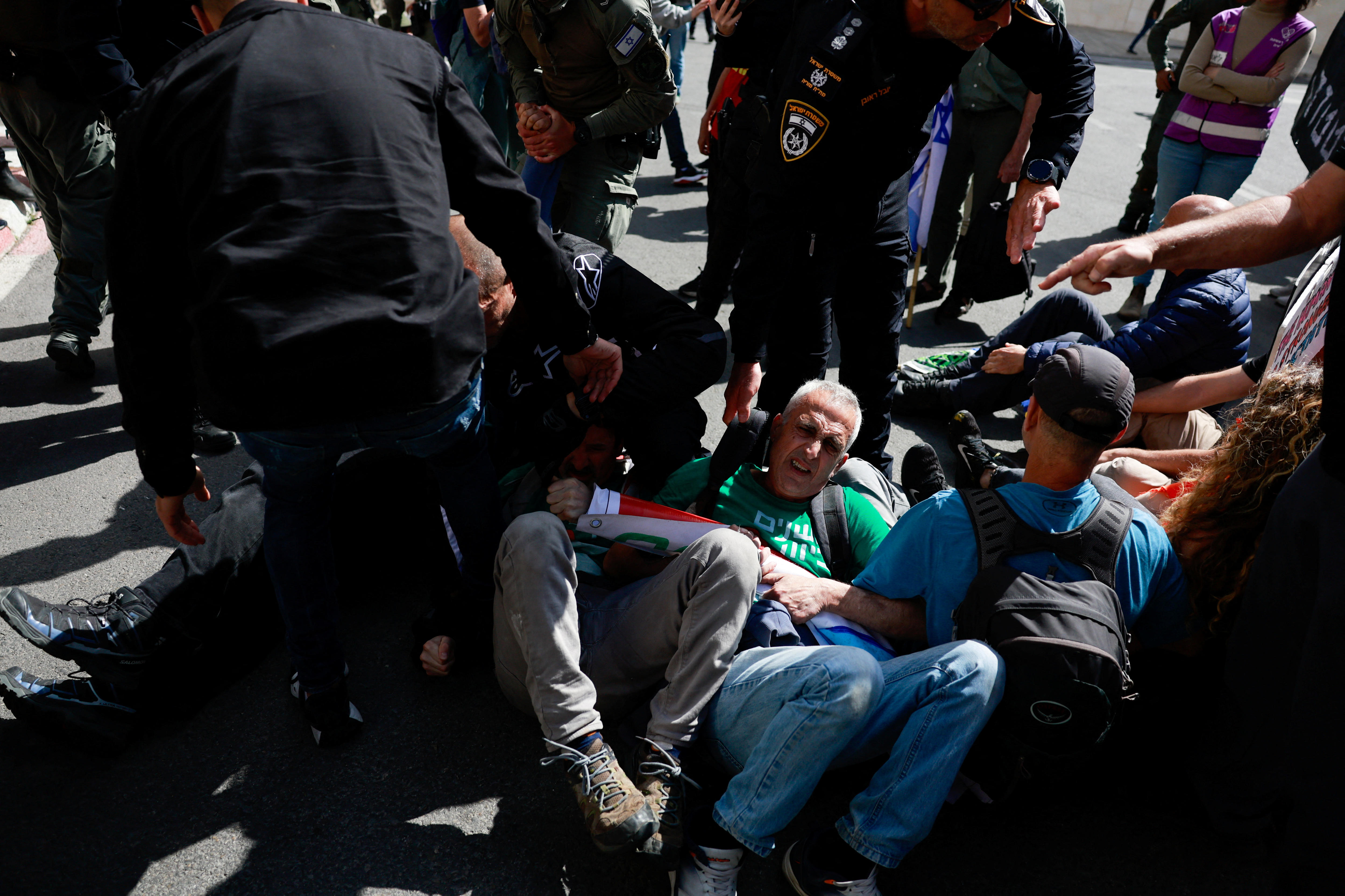 protest against Israeli government