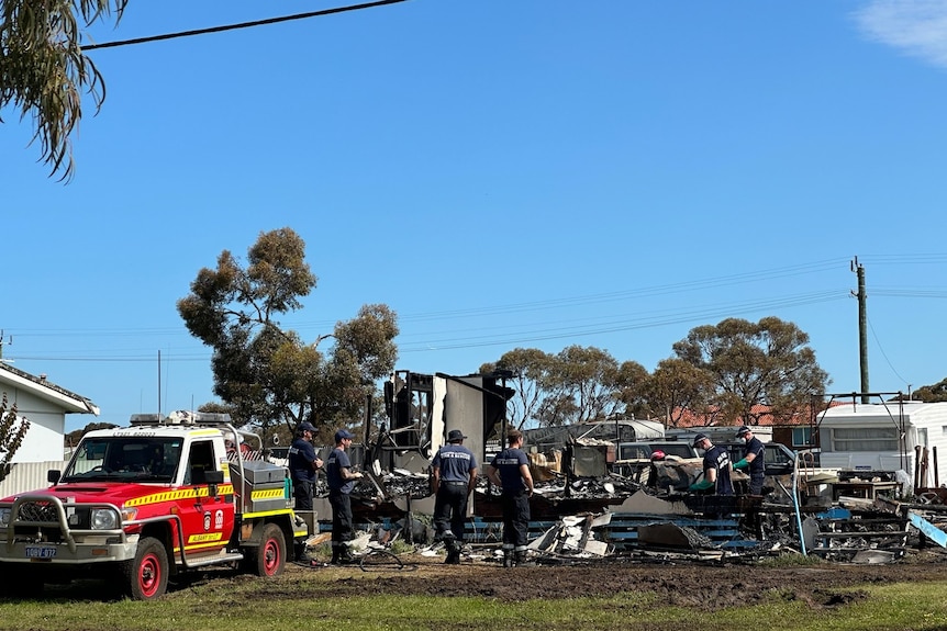 house destroyed by fire