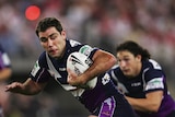 Cameron Smith makes a break for the Storm