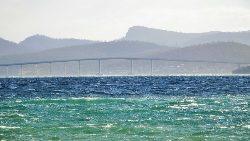 Choppy conditions on the Derwent