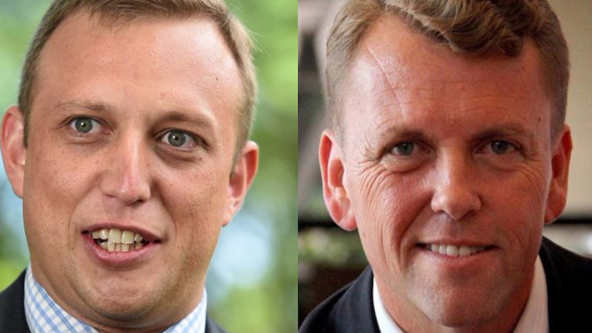 Composite image of Queensland Environment Minister Steven Miles and LNP MP Scott Emerson.