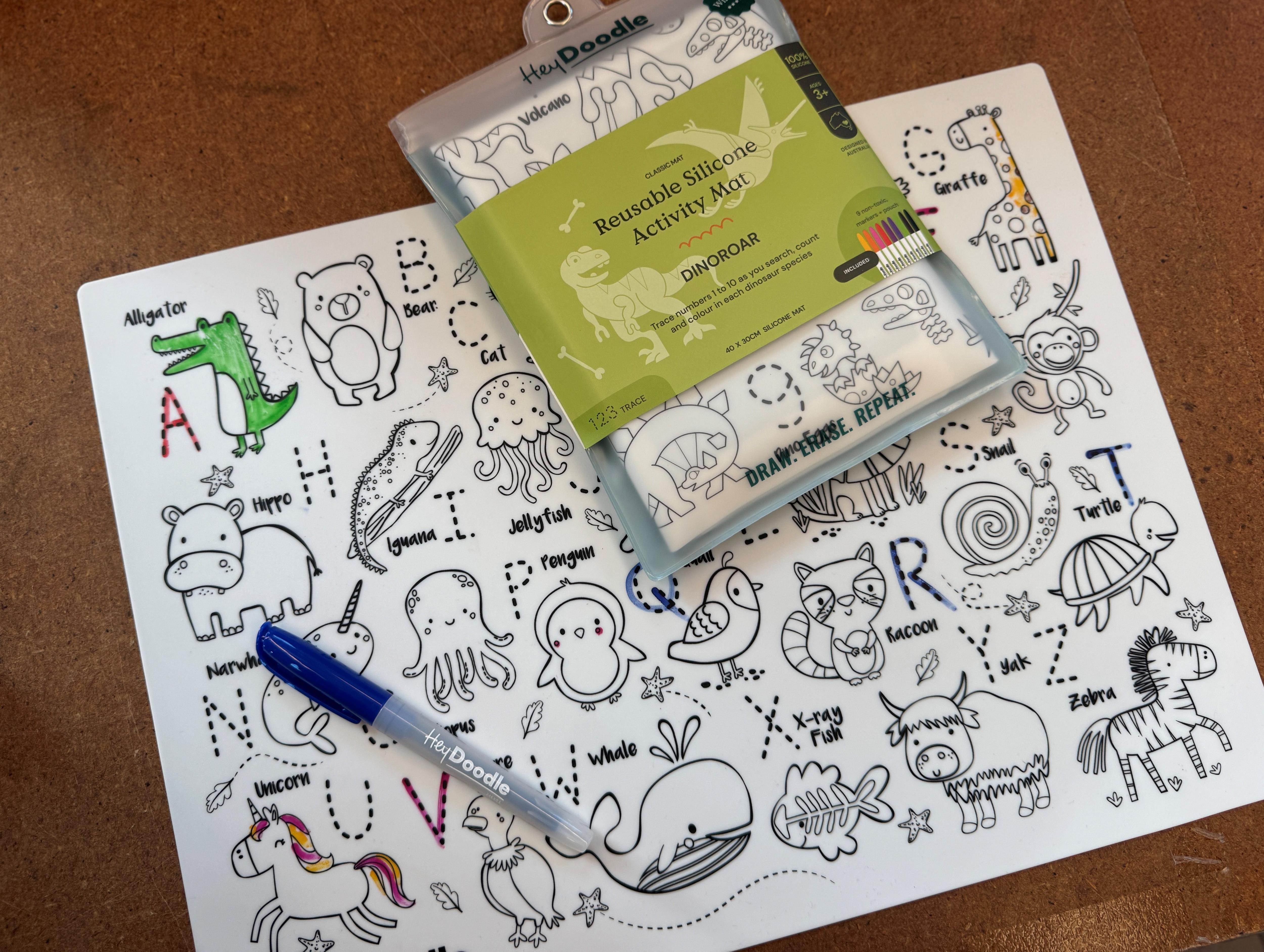 HeyDoodle的矽膠著色墊