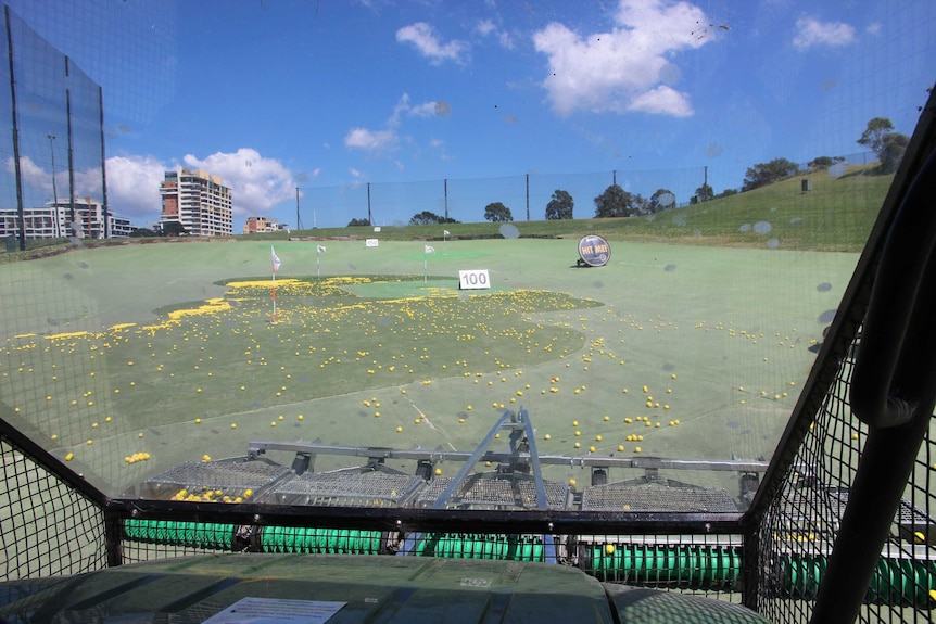 Driving range balls