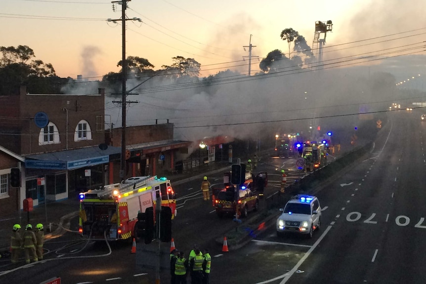 A restaurant was severely damaged by fire at Sylvania on Saturday August 20 2016.