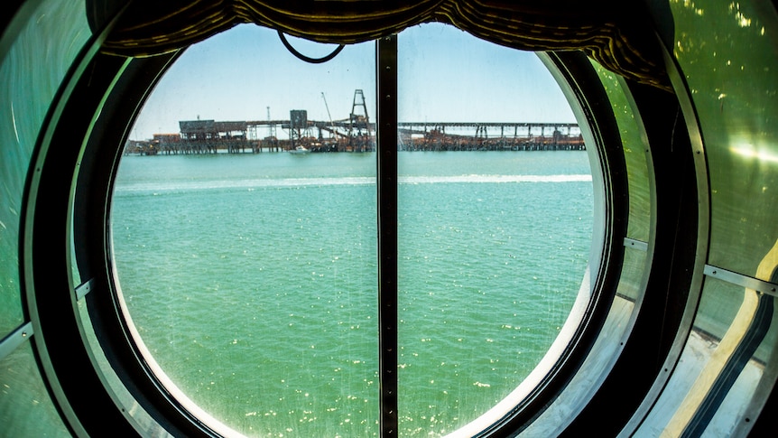 Looking through a porthole