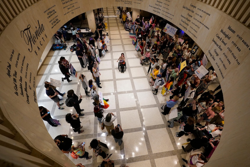 Protesta del Campidoglio della Florida