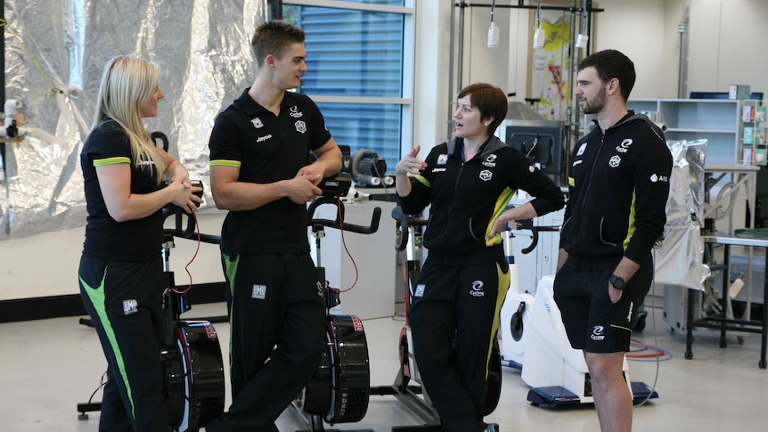 Australian sprint team at AIS