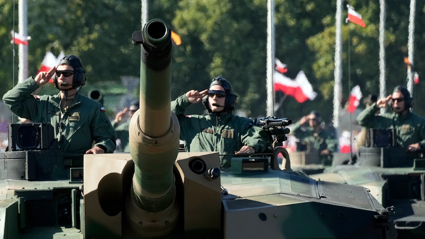 Polish military parade looks to demonstrate strength abroad and court ...
