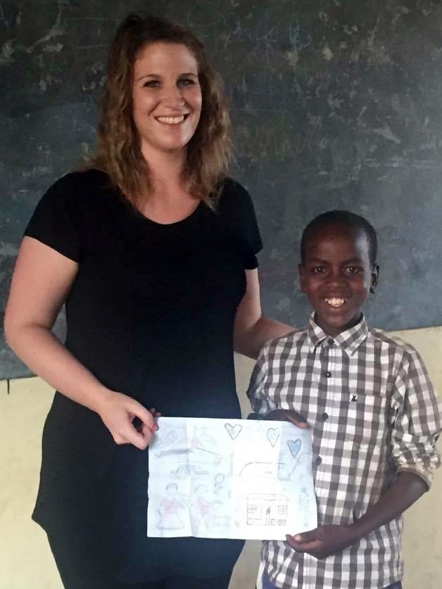Emma Mcleod in Rwanda
