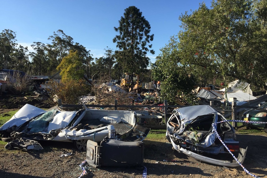 The man accused of bulldozing this home at Teralba has been committed to stand trial.