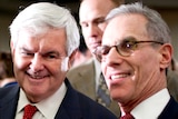 Newt Gingrich (left) and Fred Karger