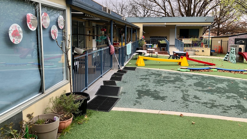 A playground in an early learning centre.