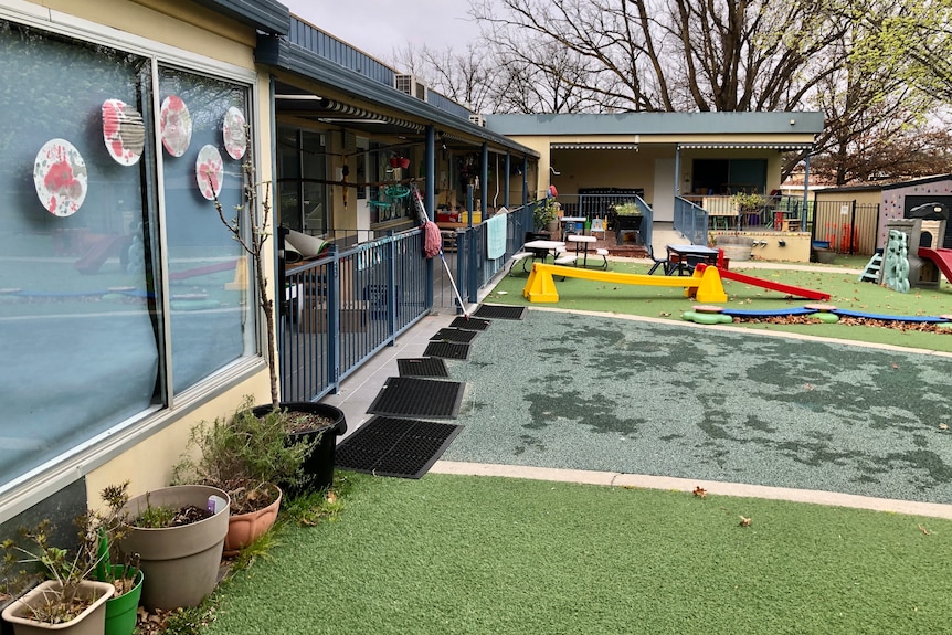 A playground in an early learning centre.