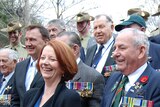 Gillard meets veterans at Kapyong