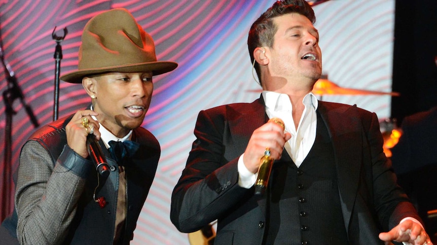 Robin Thicke and Pharrell Williams