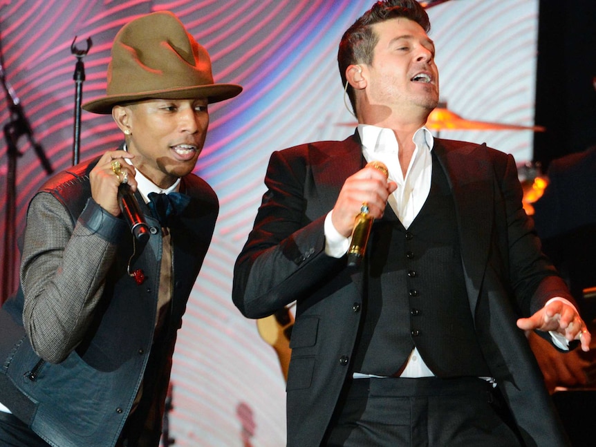 Robin Thicke and Pharrell Williams