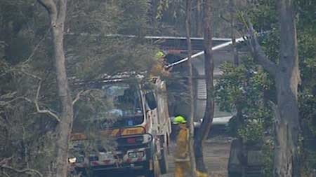 Firefighters continue to battle blazes in north-east Victoria.