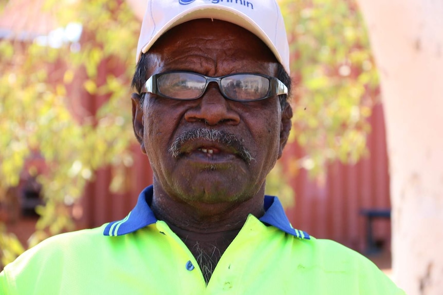 Close up of male traditional land owner