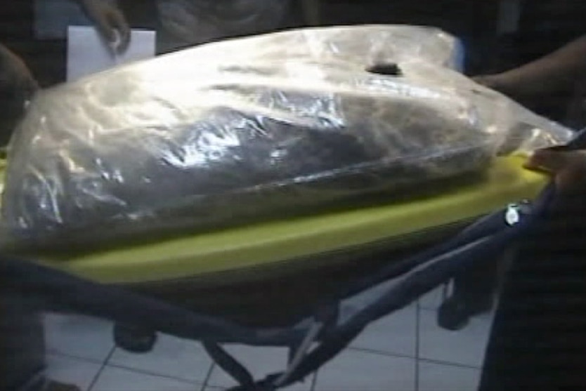 Schapelle Corby's bodyboard bag