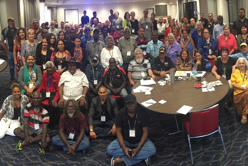 The meeting was the first of its kind in Darwin, attended by more than 100 traditional owners.