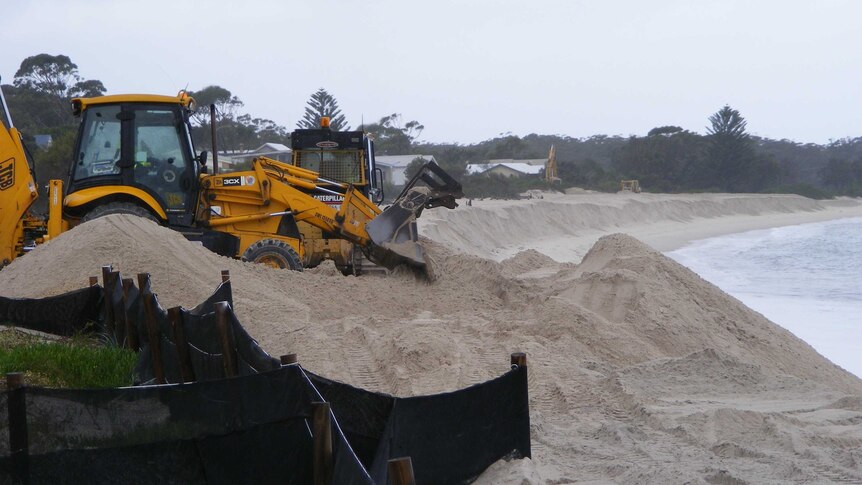 Jimmys Beach erosion work