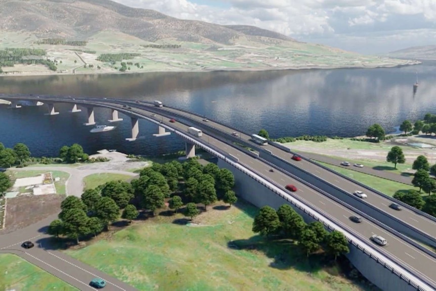 An artist impression of the Bridgewater Bridge redesign