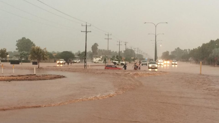 Floods at Exmouth, Western Australia