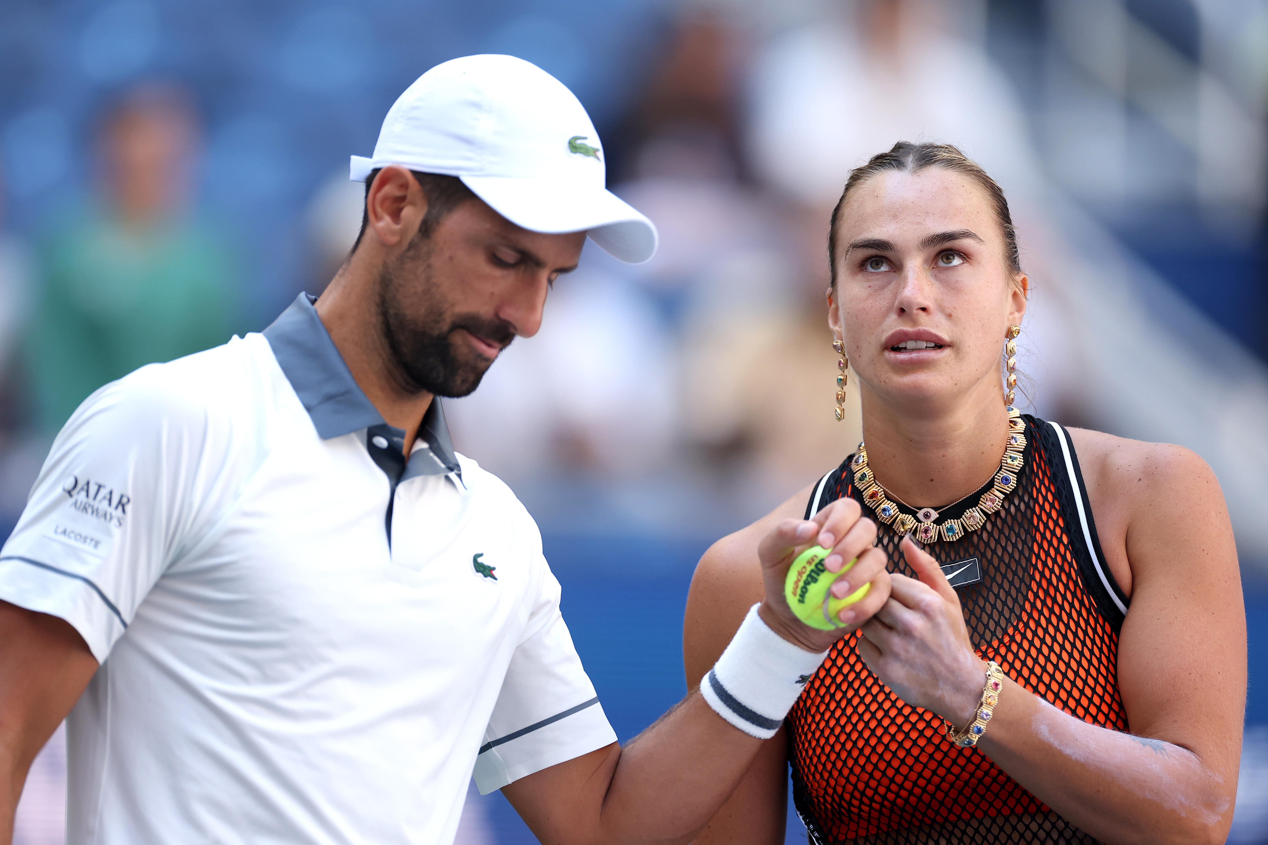 Djokovic and Sabalenka stunned in US Open mixed doubles debut