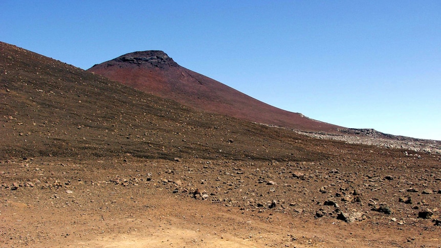 Volcanic soils at Mauna Kea, Hawaii