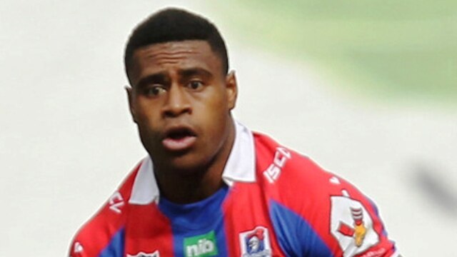 Newcastle winger Kevin Naiqama, hoping to extend his contract with the Knights.