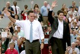 Mitt Romney (L) and Paul Ryan (R)