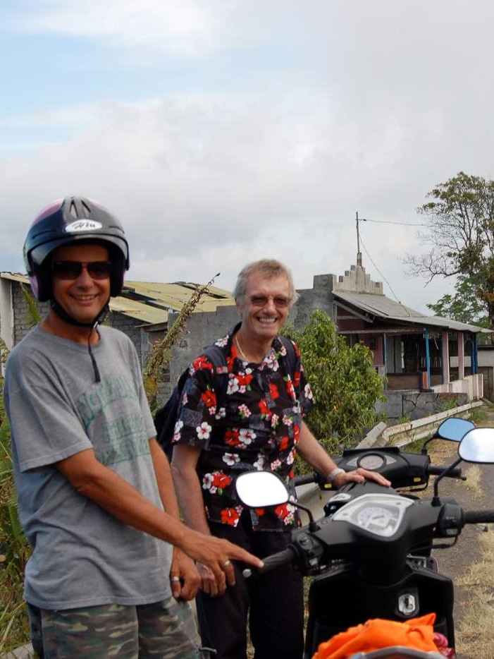 Lonely Planet founder Tony Wheeler in Bali
