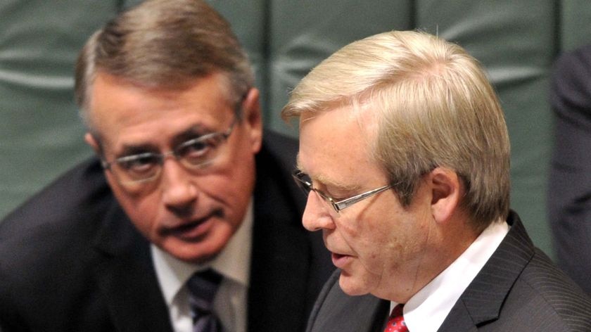 Wayne Swan has defended Mr Rudd, describing him as "honourable".