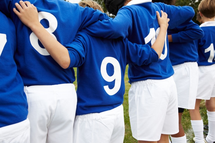 Kids playing sport.