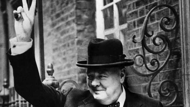 Former British prime minister, Sir Winston Churchill