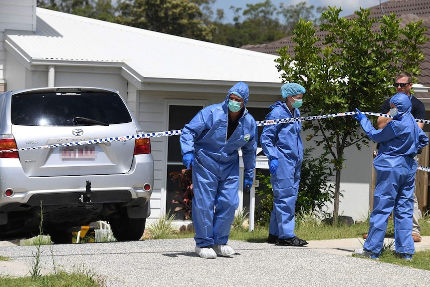 Police were called to the house on Matas Drive at Pimpama about 6:30am