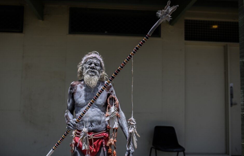 A grandfather's dream come true: proud Aboriginal elder dances with  granddaughter at graduation - ABC News