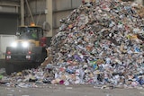 Waste pile at NAWMA