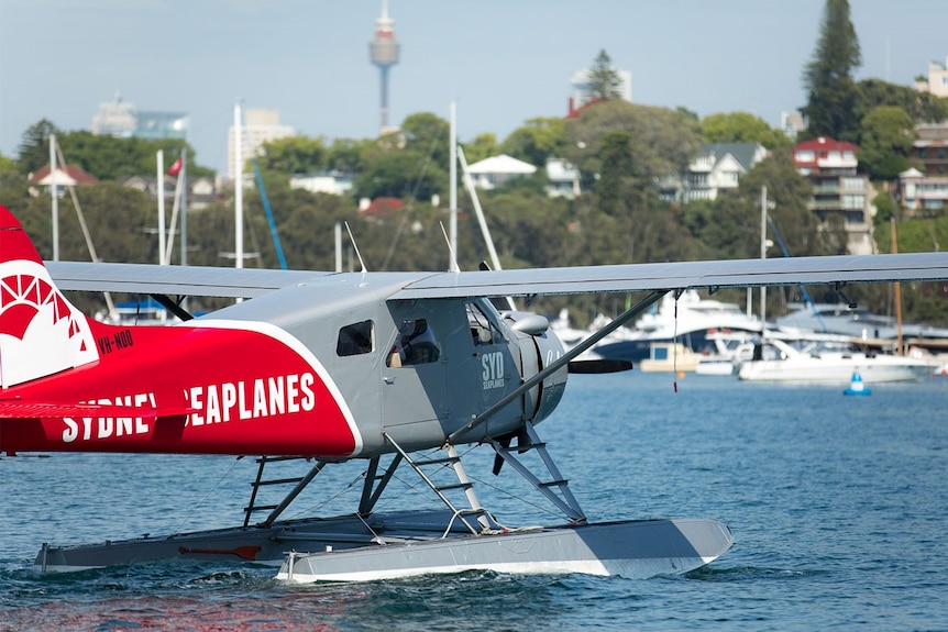 A de Havilland Canada DHC-2 Beaver seaplane operated by Sydney Seaplanes.