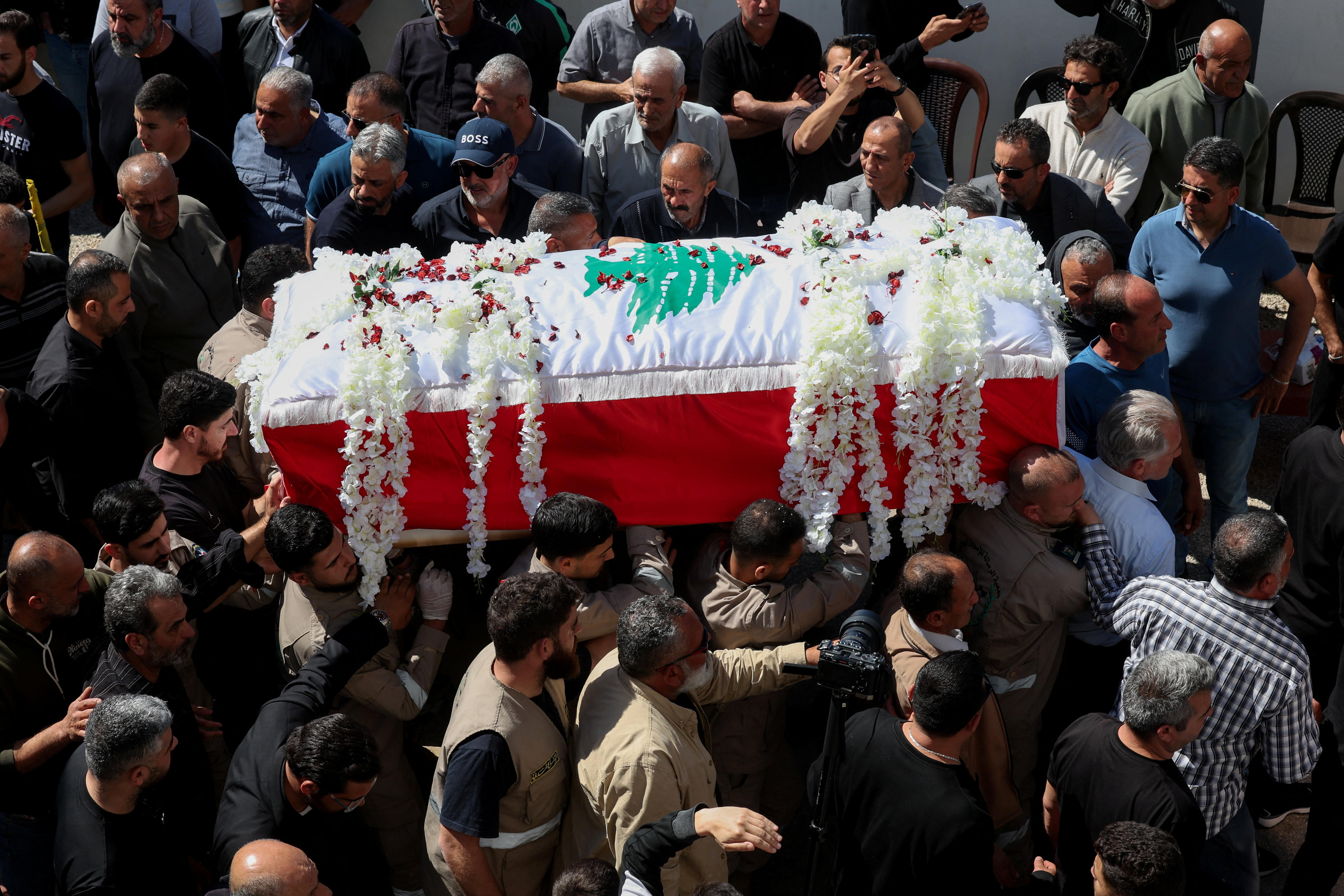 Funeral of journalist Amal Khalil (1)