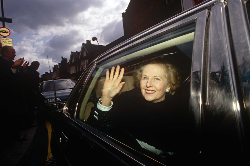 Margaret Thatcher in 1992