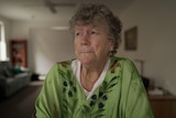 Karen Lancaster, 71, has a concerned expression on her face.