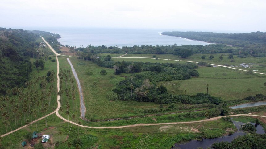 Teouma from the air